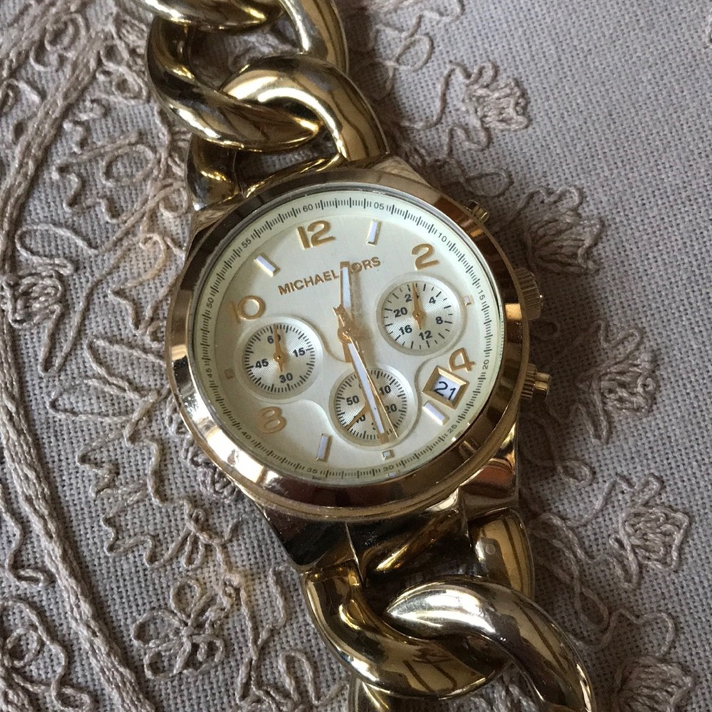 Michael Kors gold toned watch